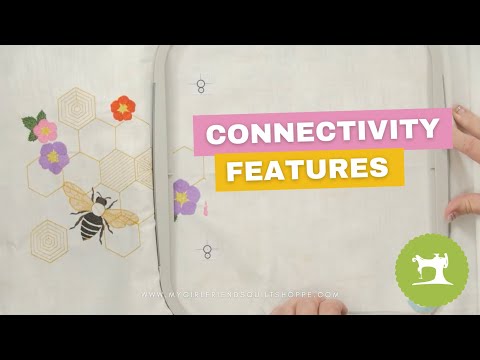 Видео: Как использовать функцию подключения | Сшивайте большие дизайны вышивки без проблем ✂️