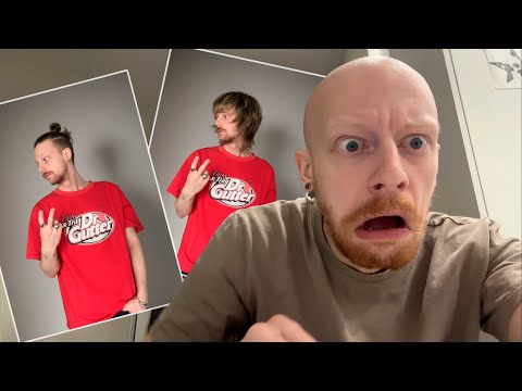 Видео: примерил на себе новые прически в нейросети (я лысый)