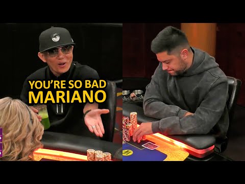 Видео: Мариано проигрывает 50 тысяч долларов за 38 секунд и вынужден это услышать? @HustlerCasinoLive