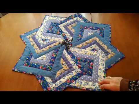 Видео: Лоскутный блок. Карты веером.