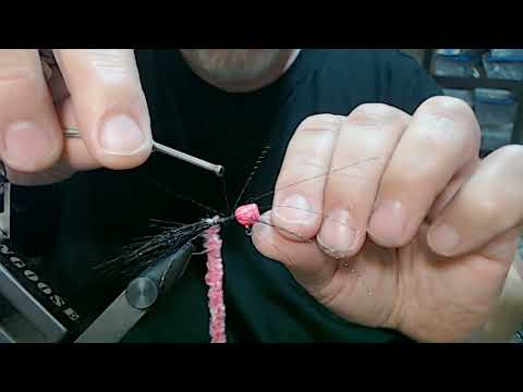 Видео: Flash Gill Crappie Jig - черный/розовый