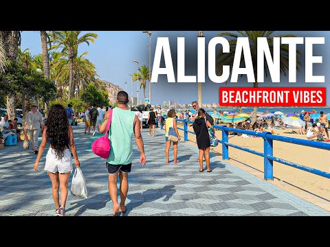 Видео: АЛИКАНТЕ, Испания 🇪🇸 Солнце, море и Коста-Бланка | Пеший тур в формате 4K 2025