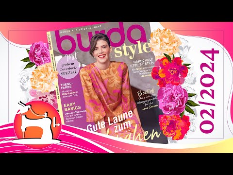 Видео: Журнал Burda Style 2/2024 Демисезонная Мода! Стильные Выкройки для Шитья! Sewing Pattern Magazines!