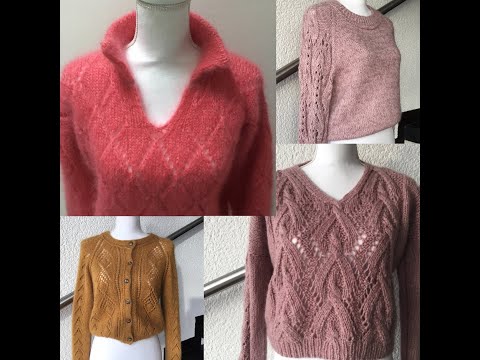 Видео: Тренд - джемпер с воротником «поло». Новые работы.