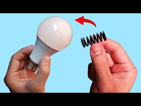 Видео: Возьмите обычную пружину и почините все светодиодные лампы в вашем доме!