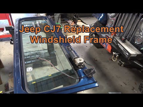 Видео: Реставрация Jeep CJ7, часть 12: замена рамки лобового стекла