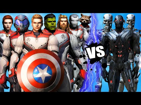 Видео: Мстители (ENDGAME) против ULTRON - Эпическая битва