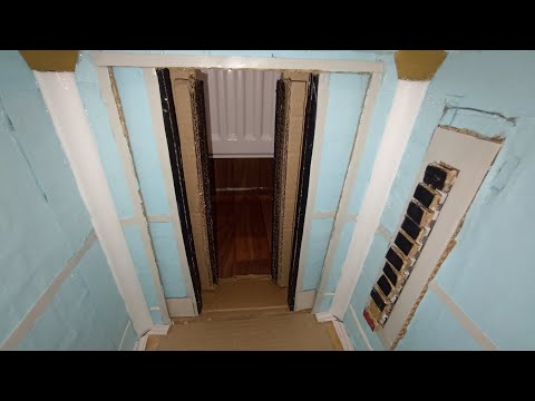 Видео: Лифт СТРОММАШИНА 1970 года ИЗ КАРТОНА СО ЗВУКАМИ ОТ НАСТОЯЩЕГО ЛИФТА