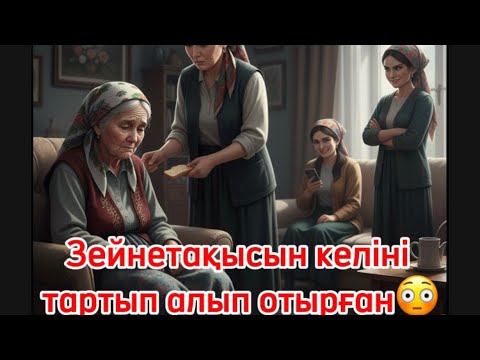 Видео: Енесінің зейнетақысын келіні тартып алып отырған😳