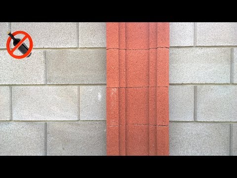 Видео: Забор из камня француз, горизонтальная расшивка