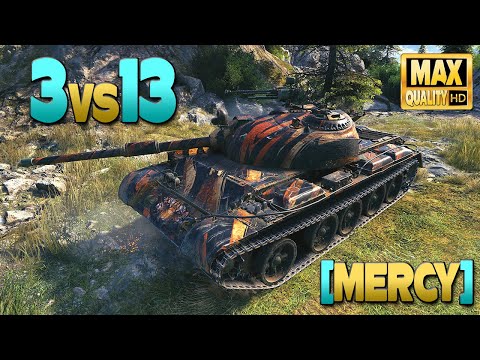 Видео: 121Б: 3 против 13, брутальная защита [MERCY] - Мир танков