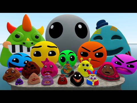 Видео: FLATWATER ALL 3D ROBLOX POU BOU'S REVENGE FAMILY И GEOMETRY DASH SPARTAN KICKING в Garry's Mod