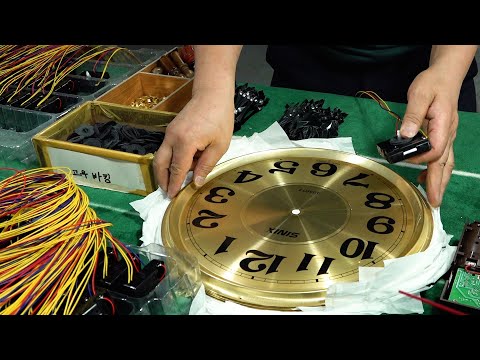 Видео: Процесс изготовления дедушкиных часов. Корейская старейшая часовая фабрика