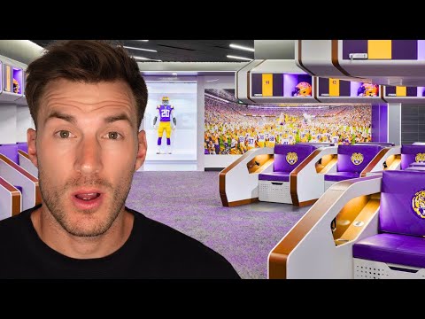 Видео: Экскурсия по футбольному клубу LSU стоимостью 28 000 000 долларов