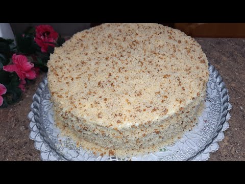 Видео: Шустрый Торт "СМЕТАННИК" Рецепт проверенный годами, Очень Нежный и Вкусный!