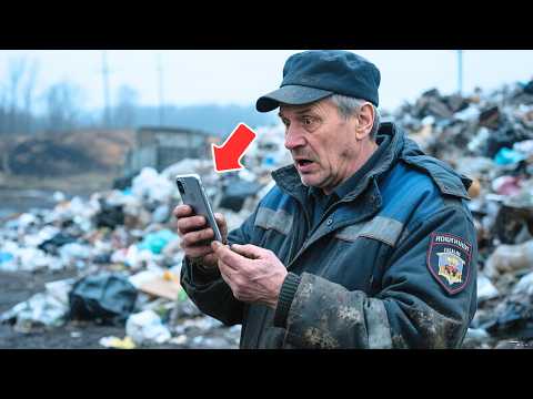 Видео: Сторож обнаружил на свалке смартфон, а когда включил его то побледнел