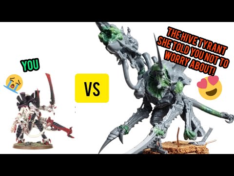 Видео: Китбашинг: Осадный тирант, тиранид-монстр!