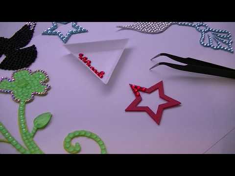 Видео: Как клеить стразы на ткань