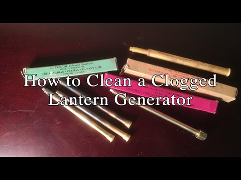 Видео: Как очистить засорившийся генератор фонаря