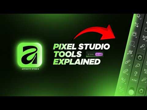 Видео: Подробное описание каждого инструмента для работы с пикселями в Affinity Studio | Руководство для...