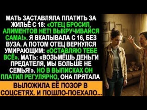 Видео: Отец якобы бросил нас, но он платил всё это время. Я раскрыла тайну матери!