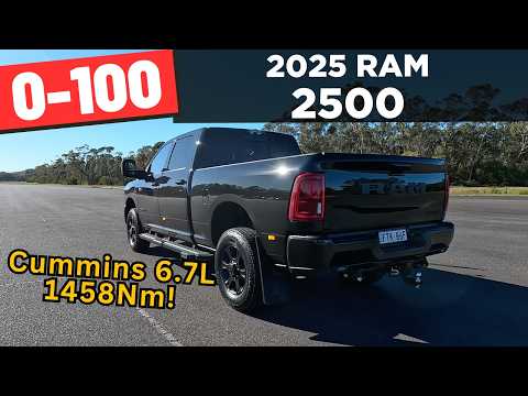 Видео: Обзор RAM 2500 HD 2025 года: разгон от 0 до 100 миль и тест-драйв от первого лица (с тестом букси...