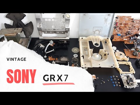 Видео: Sony GRX7 Восстановление Ремонт Обслуживание Часть 1
