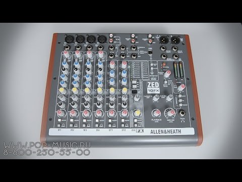 Видео: Микшерный пульт ALLEN&HEATH ZED10FX