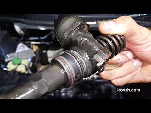Видео: Причина резкого дымления VW Transporter T5 1.9d UIS PDE AXB и гильзовка алюминием