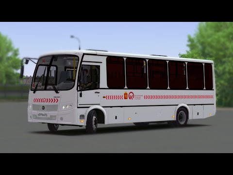 Видео: Пригородный рейс на автобусе ПАЗ Vector 320412-05 Omsi 2