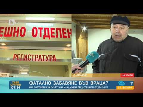 Видео: Тази сутрин: Koй е отговорен за смъртта на млада жена пред спешното отделение във Враца?