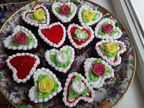 Видео: Шоколадные пирожное