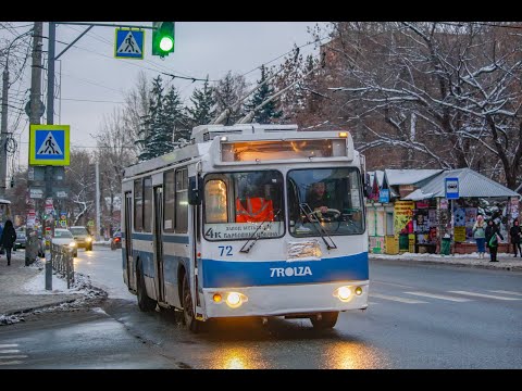 Видео: Информатор троллейбуса 4к | Завод "Металлург" - Барбошина Поляна