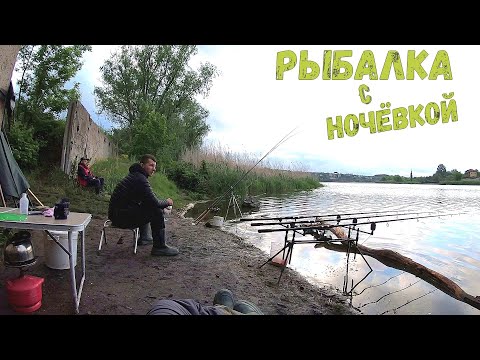Видео: Рыбалка с ночёвкой! Ловим Карпа и карася!