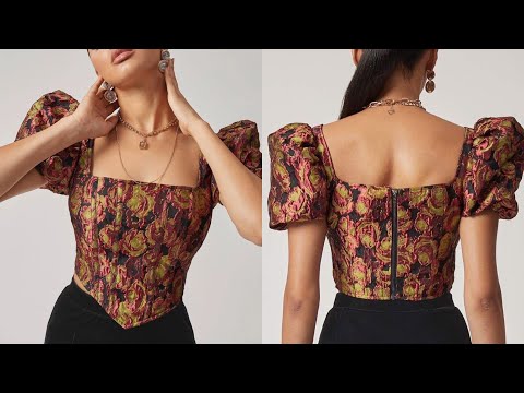 Видео: Как выкроить и сшить топ с квадратным вырезом.