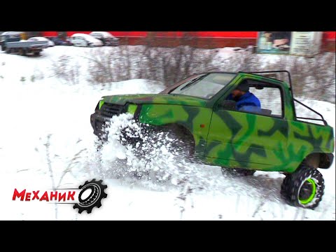 Видео: СУПЕР ЭКОНОМИЧНЫЙ ВЕЗДЕХОД ИЗ ОКИ с необычным двигателем!