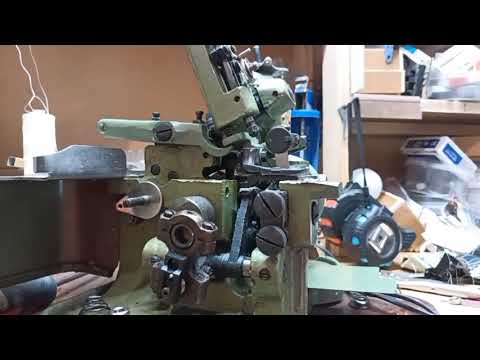 Видео: оверлок Китай ( 51 Кл ) настройка. шитьё.