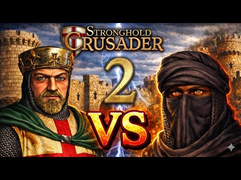 Видео: Stronghold Crusader победа над Халифом Скорпионом