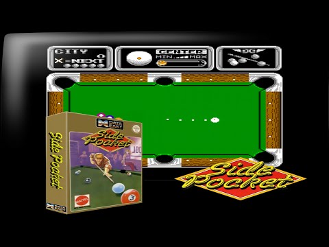 Видео: Side Pocket - Бильярд / Денди / Dendy / NES / Famicom / Nintendo