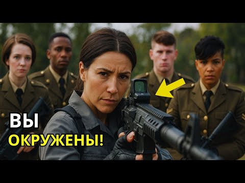 Видео: 4 кадета окружили её на стрельбище — через 45 секунд полковник отдал приказ