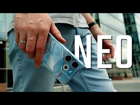 Видео: Тонкий смартфон с большой батарейкой — Tecno Pova 6 Neo