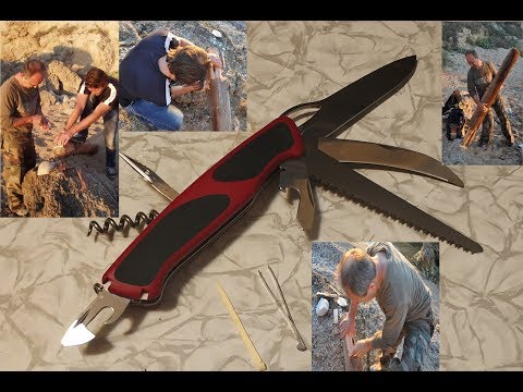 Видео: Victorinox RangerGrip 57 Hunter 130 mm. Обзор.