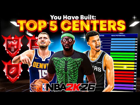 Видео: ТОП-5 ЛУЧШИХ СБОРОК ЦЕНТРАЛЬНЫХ НАПАДАЮЩИХ В NBA 2K26🔥🔥🔥САМЫЕ СИЛЬНЫЕ ЛУЧШИЕ СБОРКИ!