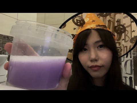 Видео: АСМР варим зелье из шампуней как в детстве🧪🧙| ASMR | ролева игра | хэллоуин | halloween 🎃👻