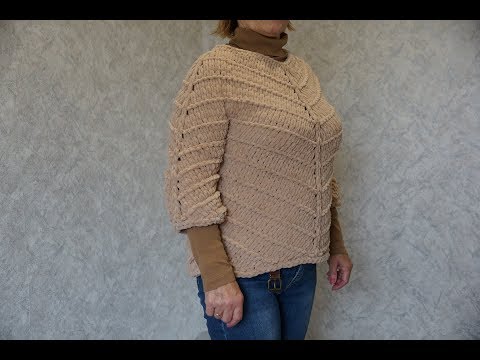 Видео: МК Как вязать из пряжи Alize puffy fine 2 часть