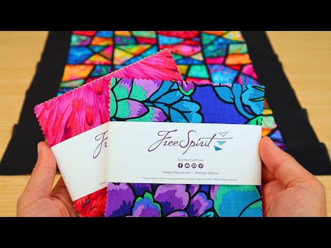 Видео: САМОЕ КРУТОЕ лоскутное одеяло, которое вы когда-либо сделаете! (Витражная стёжка в современной ин...