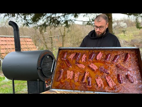 Видео: Фасоль запеченную с копчеными колбасками, это блюдо ела вся деревня.