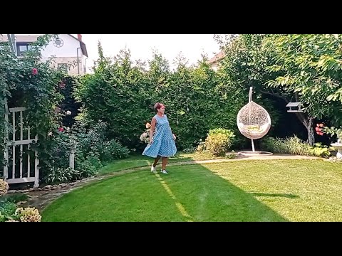 Видео: Выгуливаю новое платье, готовлю летний обед. Домашний влог.