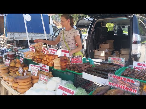 Видео: Абхазия.Рынок,Гагра28.06 .2025
