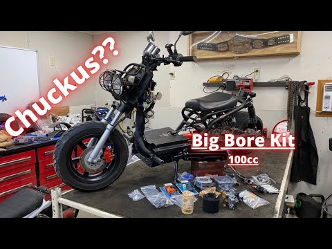 Видео: Комплект 100-кубового двигателя Big Bore для клона Honda Ruckus! Будет ли он работать... лучше? G...